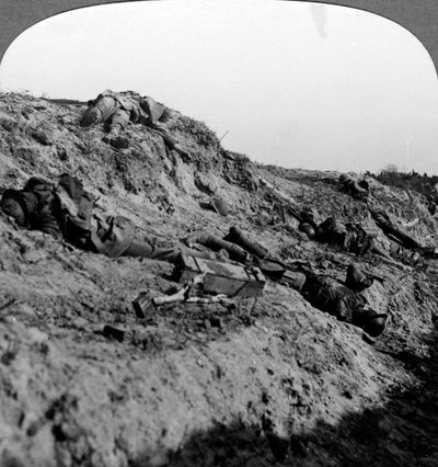Dode soldaten, Vimy Ridge, Frankrijk, Eerste Wereldoorlog, 1914-1918 door Realistic Travels Publishers