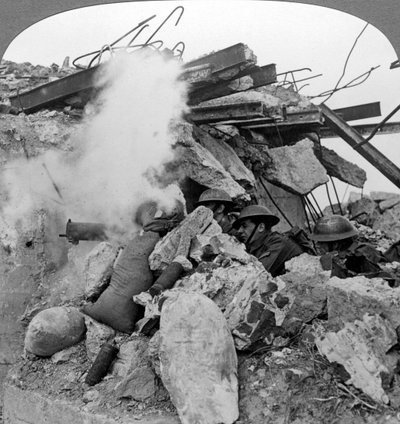 Machinegeweernest, Poelcappelle, België, Eerste Wereldoorlog, 1914-1918 door Realistic Travels Publishers