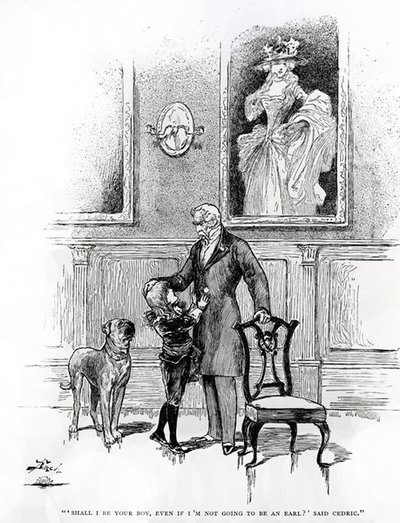Illustratie voor Little Lord Fauntleroy door Reginald Bathurst Birch