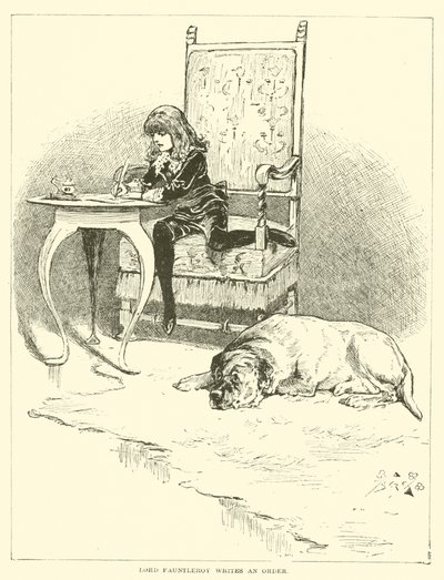 Illustratie voor Little Lord Fauntleroy door Reginald Bathurst Birch