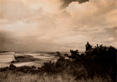 Vanaf de Downs boven Streatey, Berks door Reginald Belfield