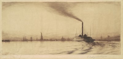 Haven van New York door Reginald Cleveland Coxe