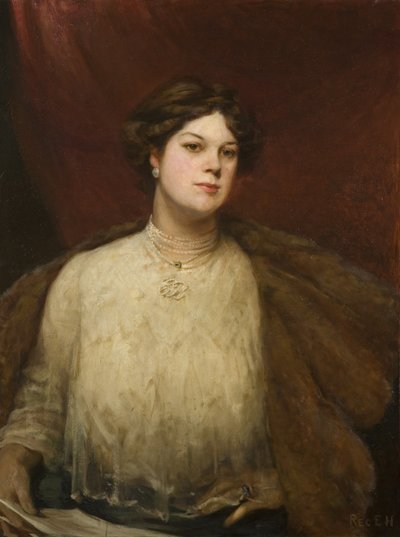 Dame Clara Butt, c.1906 door Reginald Edward Higgins