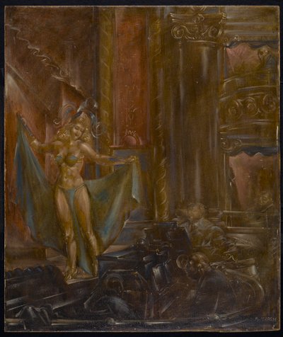 Burlesque door Reginald Marsh
