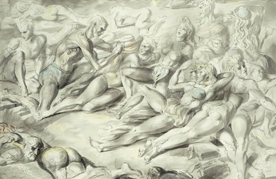 Coney Island-strand door Reginald Marsh