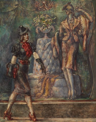 Fifth Avenue door Reginald Marsh
