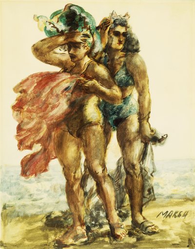 Spiervrouw door Reginald Marsh