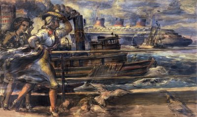 De Normandie door Reginald Marsh