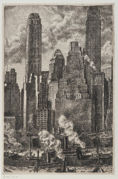 Wall Street door Reginald Marsh