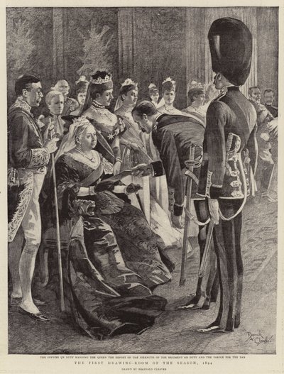 De eerste tekenkamer van het seizoen door Reginald Thomas Cleaver