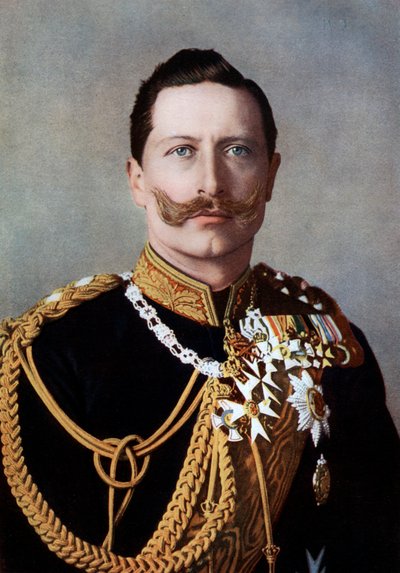 Wilhelm II, keizer van Duitsland en koning van Pruisen, eind 19e-begin 20e eeuw door Reichard and Lindner