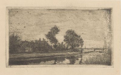 Rivierlandschap door Reijer Lieman