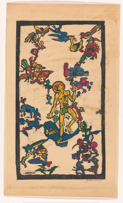St. Franciscus door Reijer Stolk (signed by artist)
