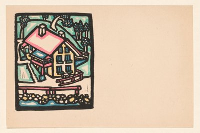 Huis op een heuvel door Reijer Stolk