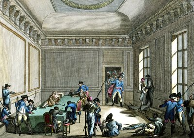 Arrestatie van Robespierre door Reiner Vinkeles