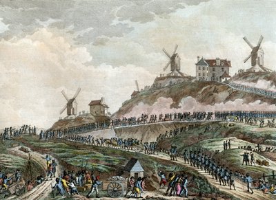 Kanonnen naar Montmartre gebracht door Reiner Vinkeles