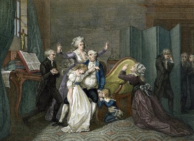 Afscheid van Lodewijk XVI door Reiner Vinkeles