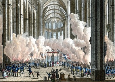 Begrafenis van Mirabeau door Reiner Vinkeles