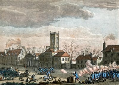 Bloedbad van La Chapelle door Reiner Vinkeles