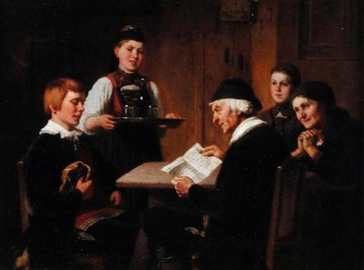 De introductiebrief, c.1880 door Reinhard Sebastian Zimmerman