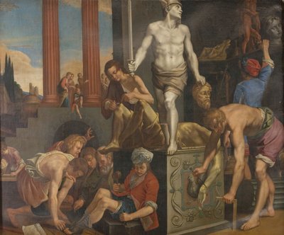 Een beeldhouwersatelier door Reinhold Timm