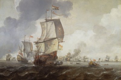 Een slag van de Eerste Nederlandse Oorlog door Reinier Nooms