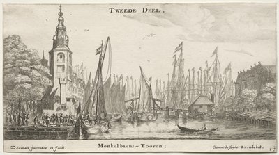 Schepen van Amsterdam door Reinier Nooms