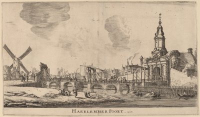 Haarlemmerpoort door Reinier Nooms, called Zeeman
