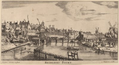 Regulierspoort door Reinier Nooms, called Zeeman
