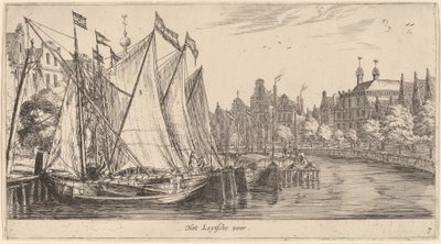 De veerboot naar Leiden door Reinier Nooms, called Zeeman