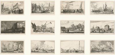 Verscheyde Schepen en Gezichten van Amsterdam: Deel III door Reinier Nooms, called Zeeman