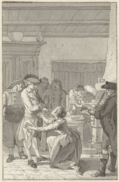 Illustratie voor de roman Gustav Lindau door Reinier Vinkeles (I)
