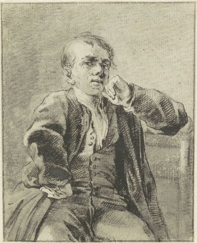 Zelfportret van Reinier Vinkeles I door Reinier Vinkeles (I)