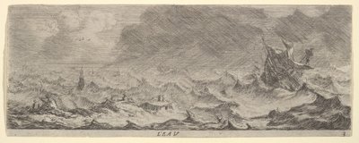 Het water, uit De elementen, 17e eeuw door Reinier Zeeman