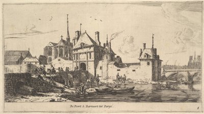 De toegangspoort van St. Bernard in Parijs door Reinier Zeeman