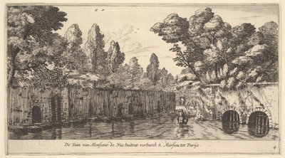 De Tuin van M. de Nue Buiten de Buitenwijk van S. Marceau bij Parijs, 17e eeuw door Reinier Zeeman