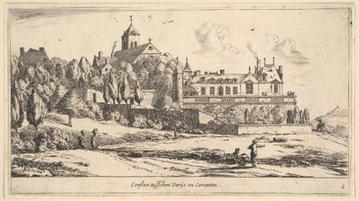 Uitzicht op Conflans door Reinier Zeeman