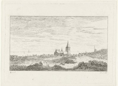 Dorp aan zee door Reinierus Albertus Ludovicus baron van Isendoorn à Blois