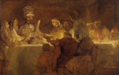 De samenzwering van de Bataven onder Claudius Civilis door Rembrandt