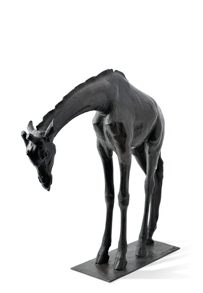 Grote Giraffe met Gebogen Hoofd, gemodelleerd 1909-10, gegoten voor 1913 door Rembrandt Bugatti