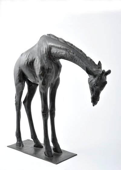 Grote Giraffe met Gebogen Hoofd, gemodelleerd 1909-10, gegoten voor 1913 door Rembrandt Bugatti