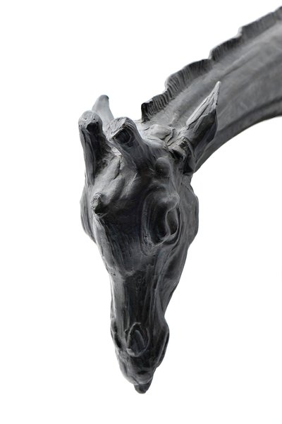 Grote Giraffe met Gebogen Hoofd, gemodelleerd 1909-10, gegoten voor 1913 door Rembrandt Bugatti