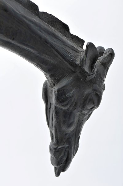 Grote Giraffe met Gebogen Hoofd, gemodelleerd 1909-10, gegoten voor 1913 door Rembrandt Bugatti