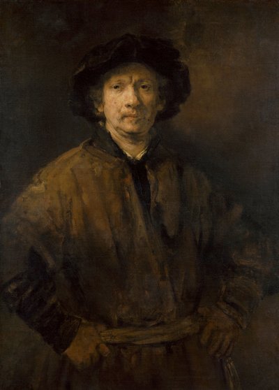 Groot zelfportret door Rembrandt van Rijn