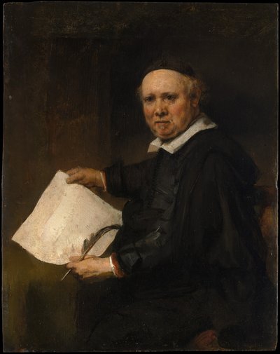 Lieven Willemsz van Coppenol door Rembrandt van Rijn