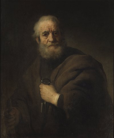 Petrus de apostel door Rembrandt van Rijn