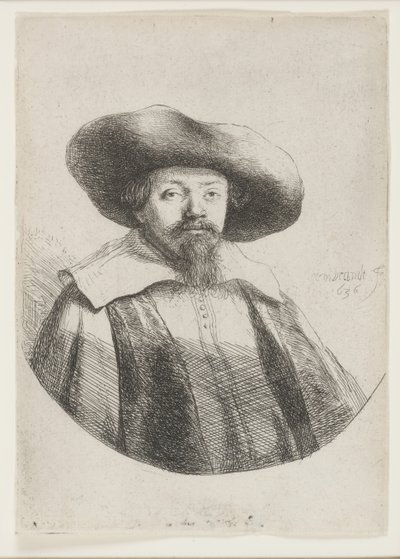 Samuel Manasseh Ben Israel, Joodse Auteur door Rembrandt van Rijn