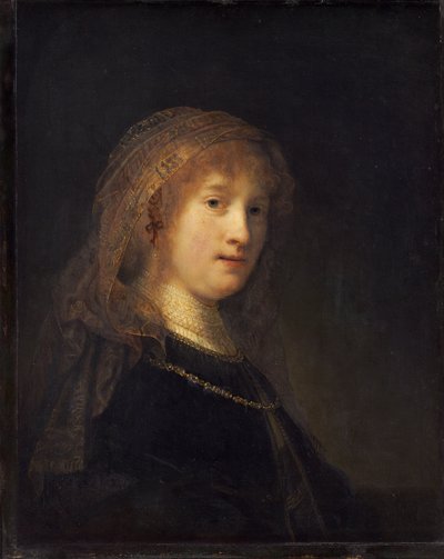 Saskia van Uylenburgh door Rembrandt van Rijn