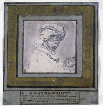Zelfportret door Rembrandt van Rijn
