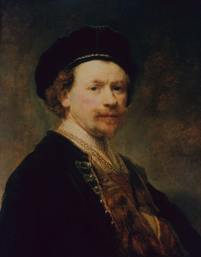 Zelfportret door Rembrandt Harmensz. van Rijn